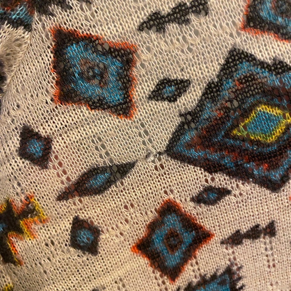Geometric Patterned Cardigan - Picture 4 of 8